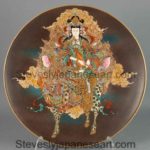 UNUSUAL JAPANESE SATSUMA PLATE SIGNED BY RYOZAN