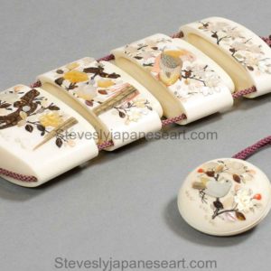 fine-quality-japanese-ivory-shibayama-inro-set-steve-sly-japanese-art