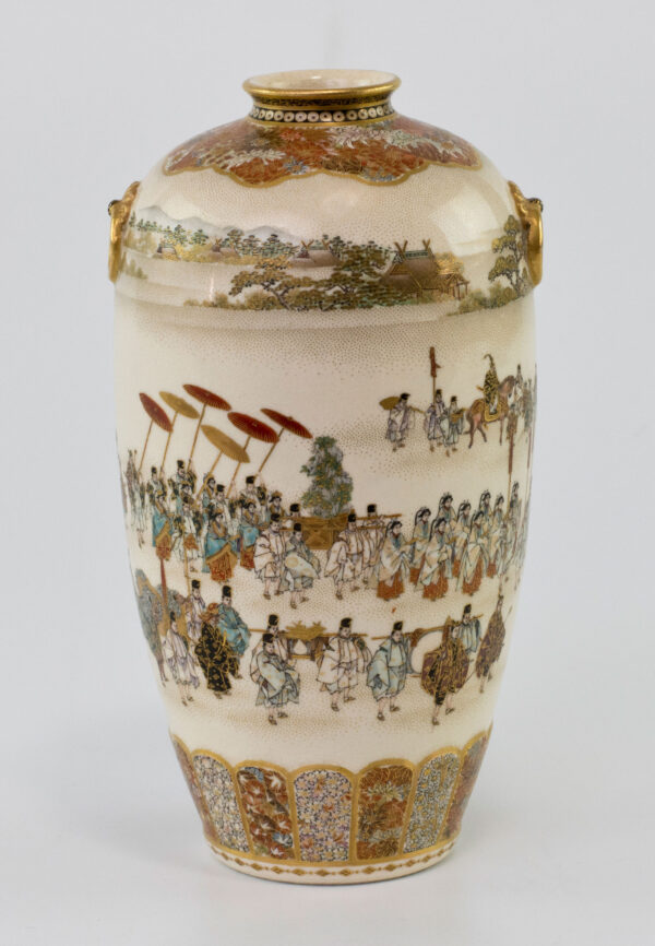 Exceptional Japanese Satsuma Vase By Yabu Meizan