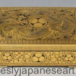 A FINE QUALITY JAPANESE IRON BOX BY THE KOMAI COMPANY OF KYOTO