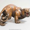 STYLISTIC JAPANESE BRONZE MIXED METAL BRONZE TIGER BY TOSHIHARU
