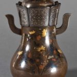 High Quality Japanese Mixed Metal lidded Jar By The Nogawa Company