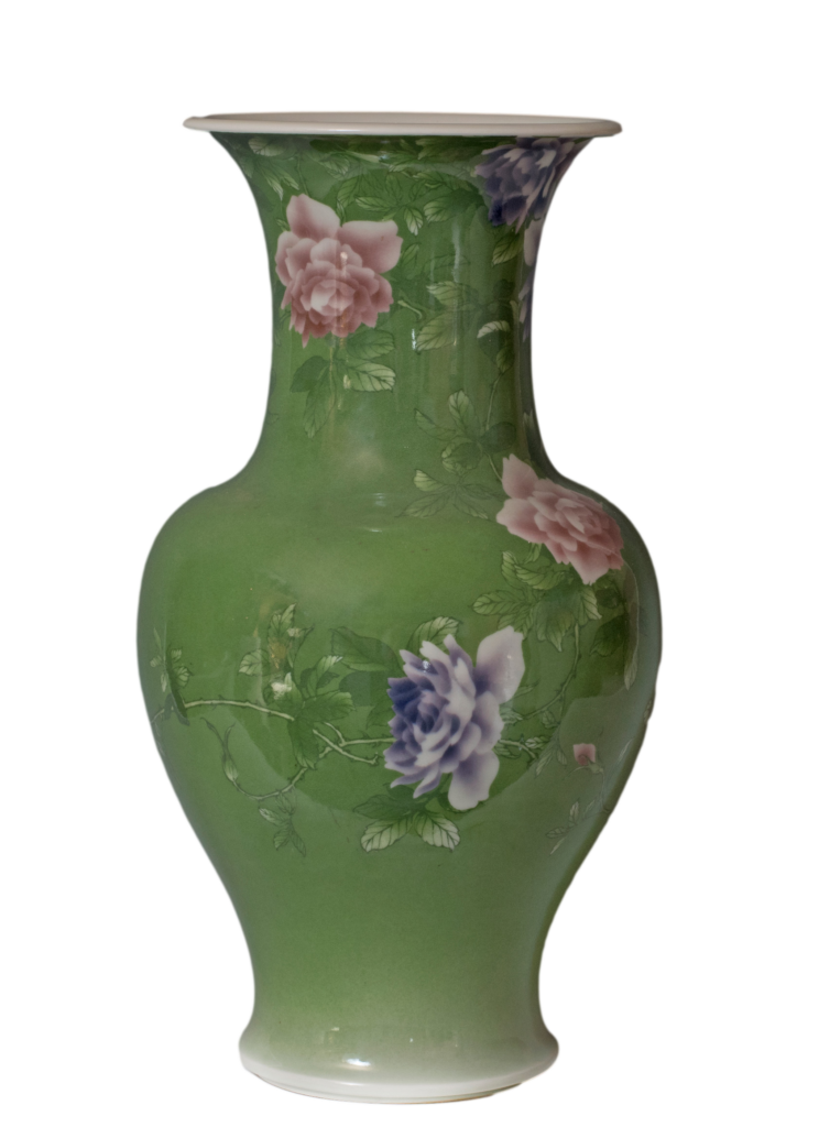 Large Japanese Ceramic Vase by Makuzu Kozan Steve Sly Japanese Art