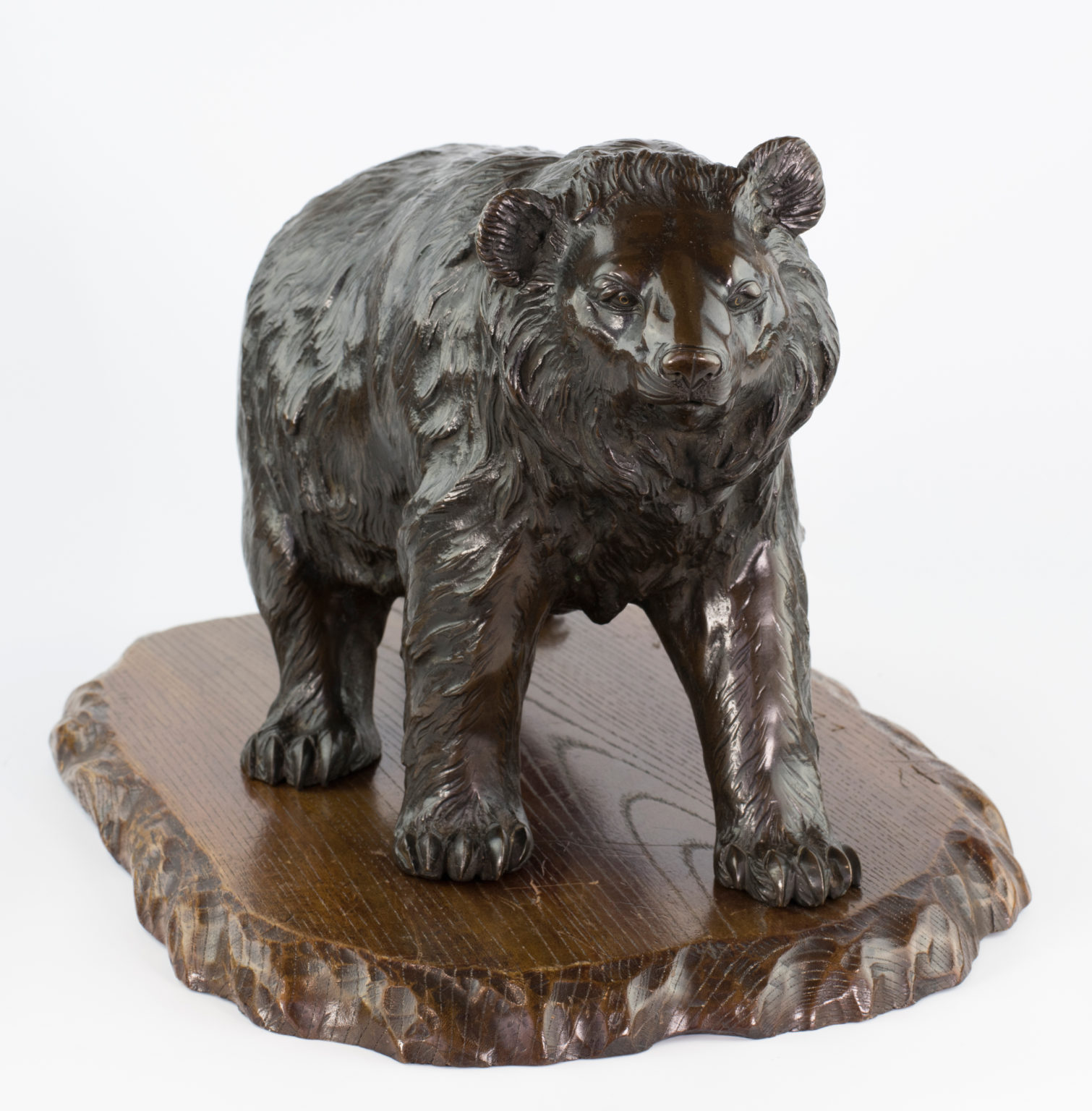 Large Japanese Bronze Bear Okimono - Akasofu Gyokko | Steve Sly ...