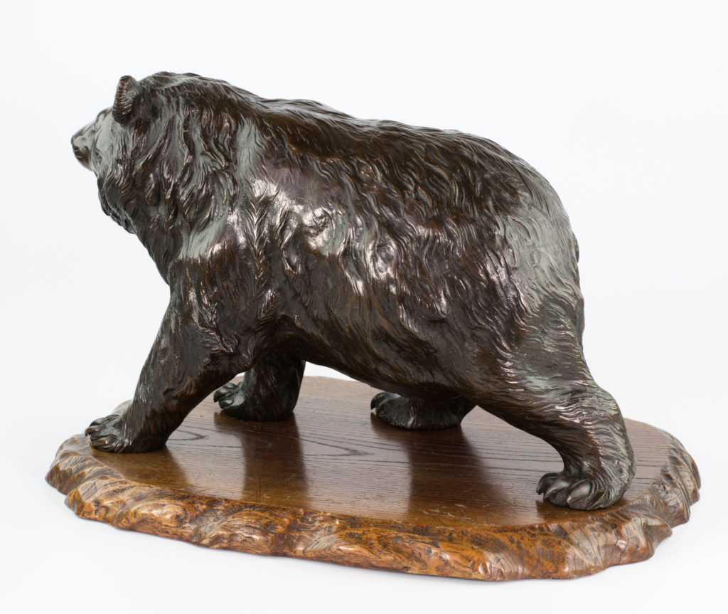 Large Japanese Bronze Bear Okimono - Akasofu Gyokko | Steve Sly ...