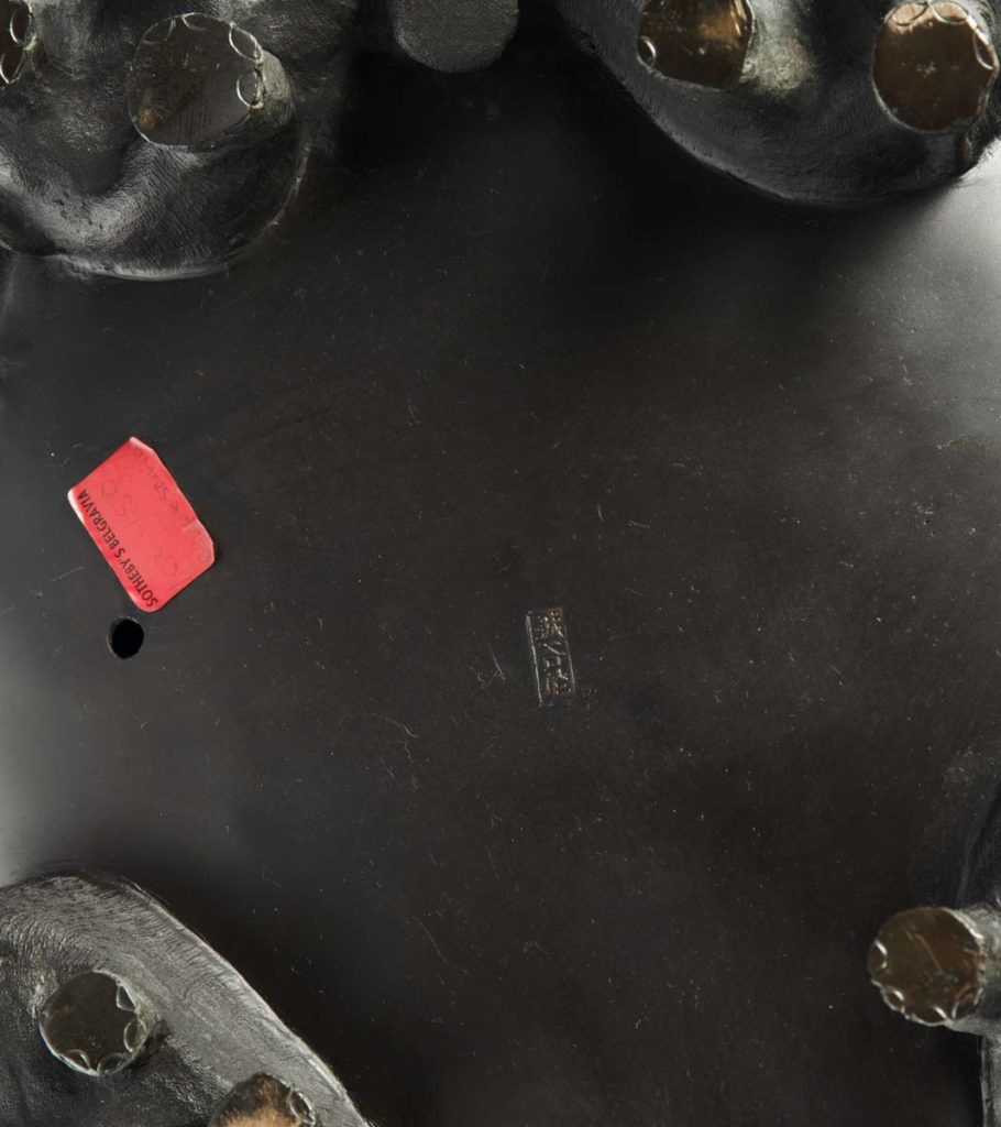 Large Japanese Bronze Elephant Jardiniere Genryusai Seiya Steve Sly