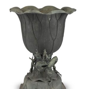 Monumental Japanese Garden Temple Vase / Water Feature
