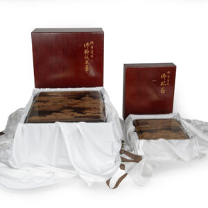 Exceptional Japanese Gold Lacquer Suzuribako and Bunko Set