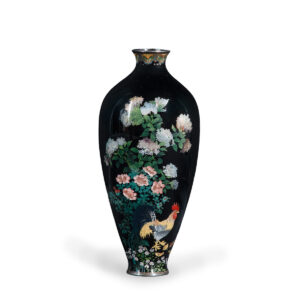 Japanese Cloisonne Enamel Vase Namikawa Yasuyuki - Ex Museum